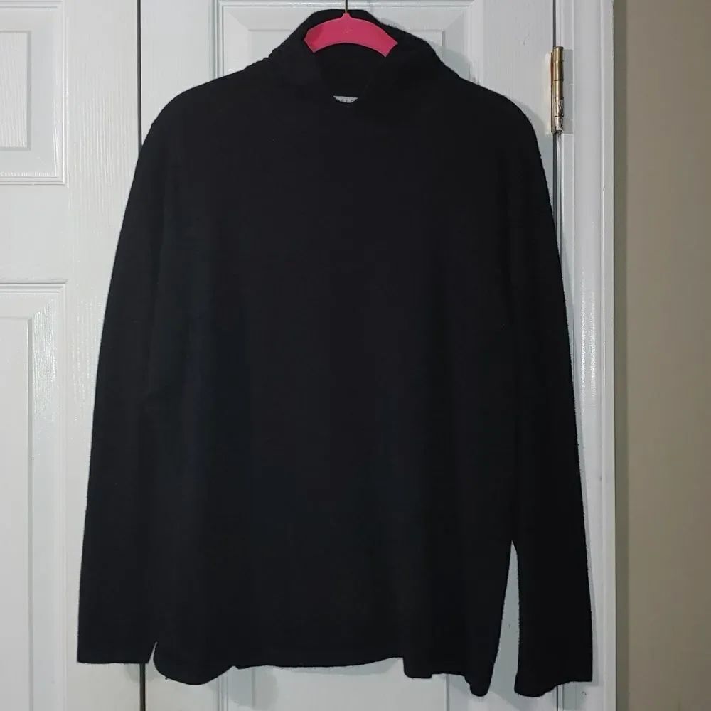 Joseph A black turtleneck sweater Sz 1X